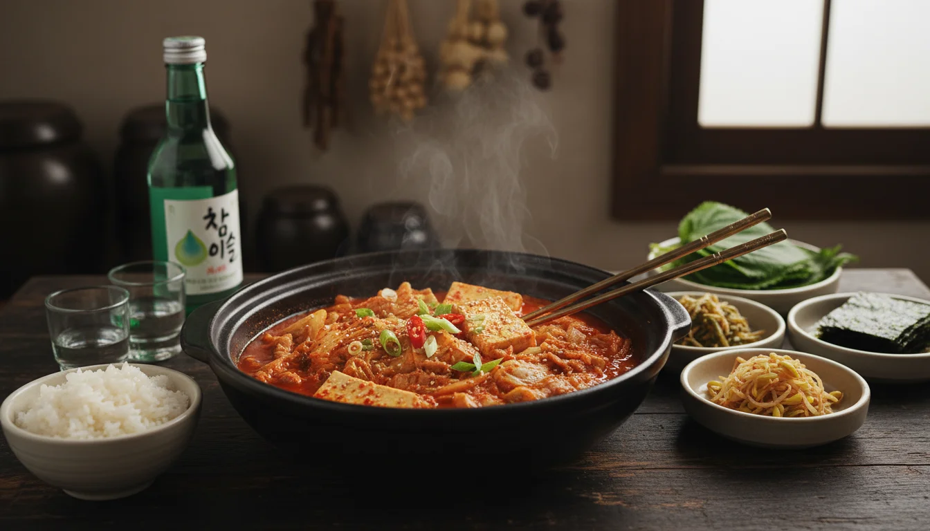 Spicy Kimchi Stew - Korean - Kimchi Jjigae Spicy Korean Fermented Cabbage Stew - Savor bold flavors - Gemini Auto Post